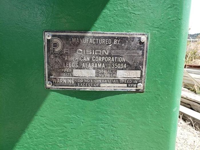 Used PRECISION 66", 8 Knife, LH Chipper