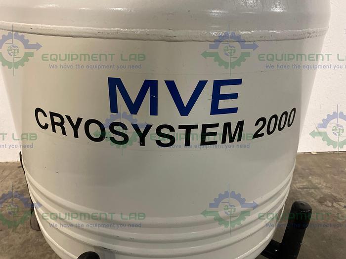 Used MVE  CryoSystem Series 2000 Cryogenic Sample Storage w/ Roller Base 10650200