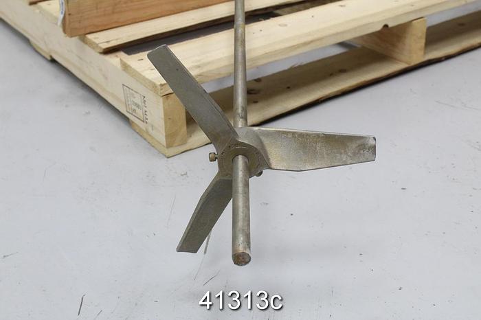 Used Lightnin XJ30 Top Mount Agitator, 3-Vane, 11" SS Propeller #41313