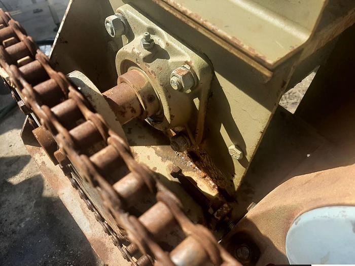 Used Hopper, 20 CF, C/st, 96" x 24" x 16", Screw Discharge #S738858