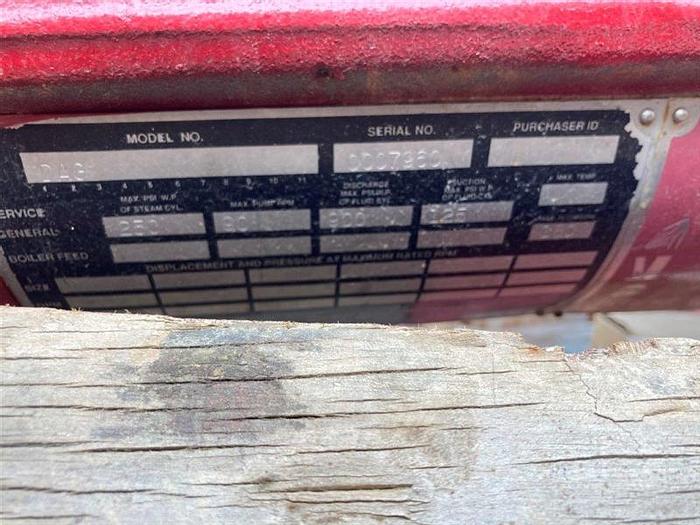 Used Gardner Denver FG-AG 5X6 Duplex Mud Pump