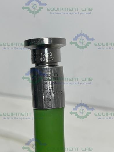 Used Sani-Tech  STHT-R-HD-0375 40" Silicone Hose w/ 1/2" Sanitary Fitting