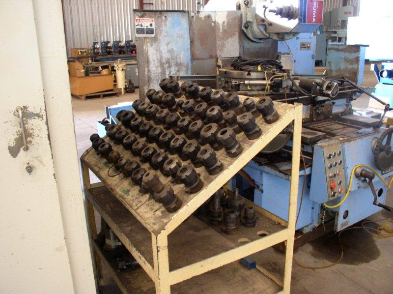 Used 10" x 55" NIIGATA 3UM Universal Milling Machine; 15 HP; With Kwik Switch Tooling