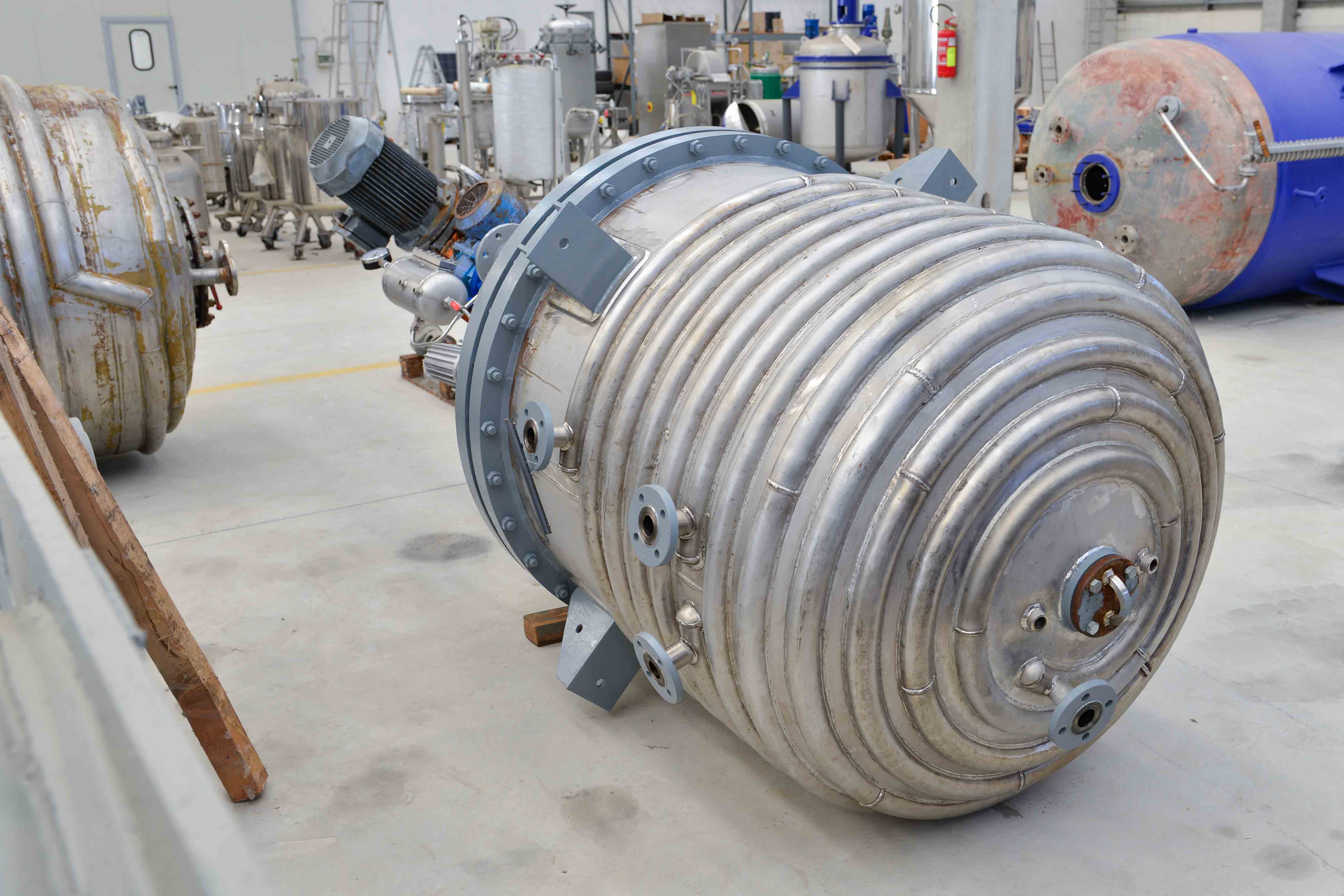 Used Reattore BERTOCCHI 1800 litri, inox AISI316