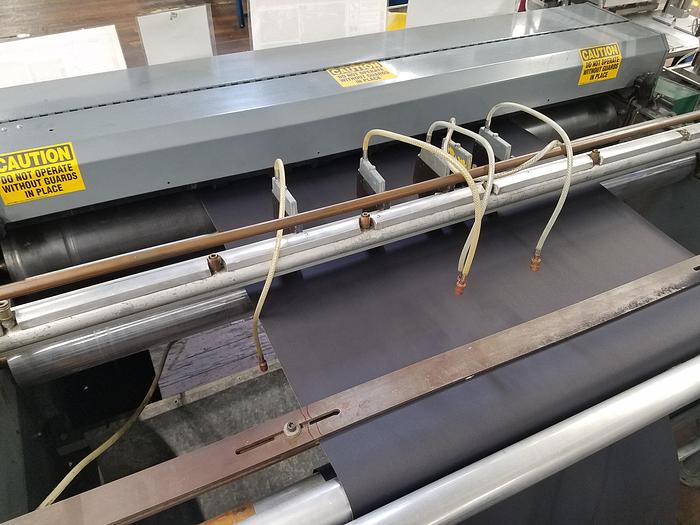 Used 60" Rosenthal Sheeter Die cutting Machine Cardboard Fast Production Shear Sheets