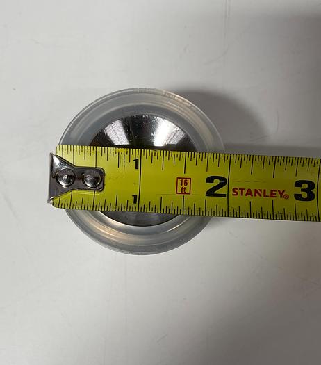 Used Stainless Steel Reducer From 1" to 2" Sanitary Fitting