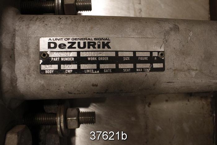 Used Dezurik 10" Hand Operated Knife Gate Valve #37621