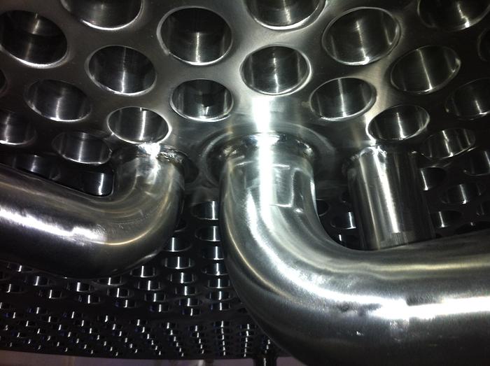 Used 2002 – 1-pass MVR falling film vacuum evaporator unit