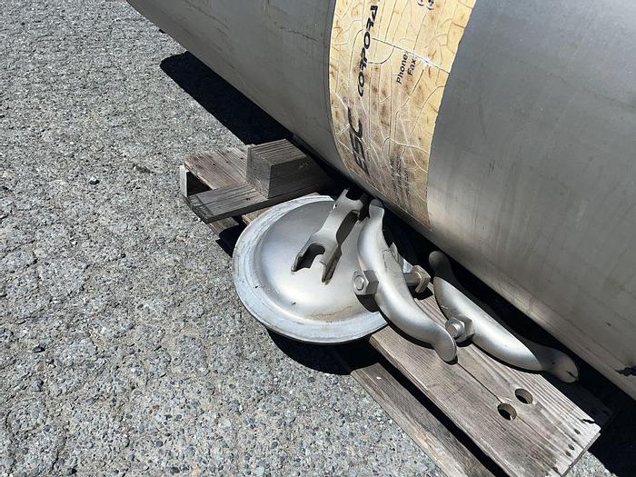 Used Tank, 425 Gallon, Stainless Steel, 55 PSI, DT/DB, Morfab #S744613