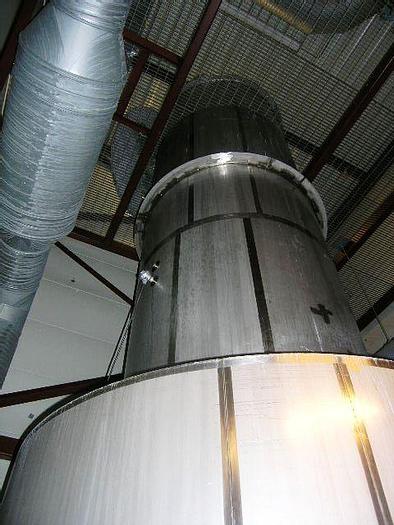 Used 1-pass MVR falling film vacuum evaporator unit