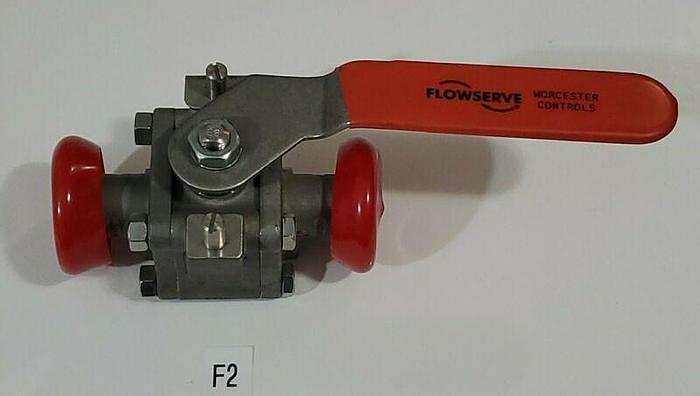 *NEW* Flowserve WK7466TTC Stainless Steel 1" NPT Ball Valve 316L + Warranty!