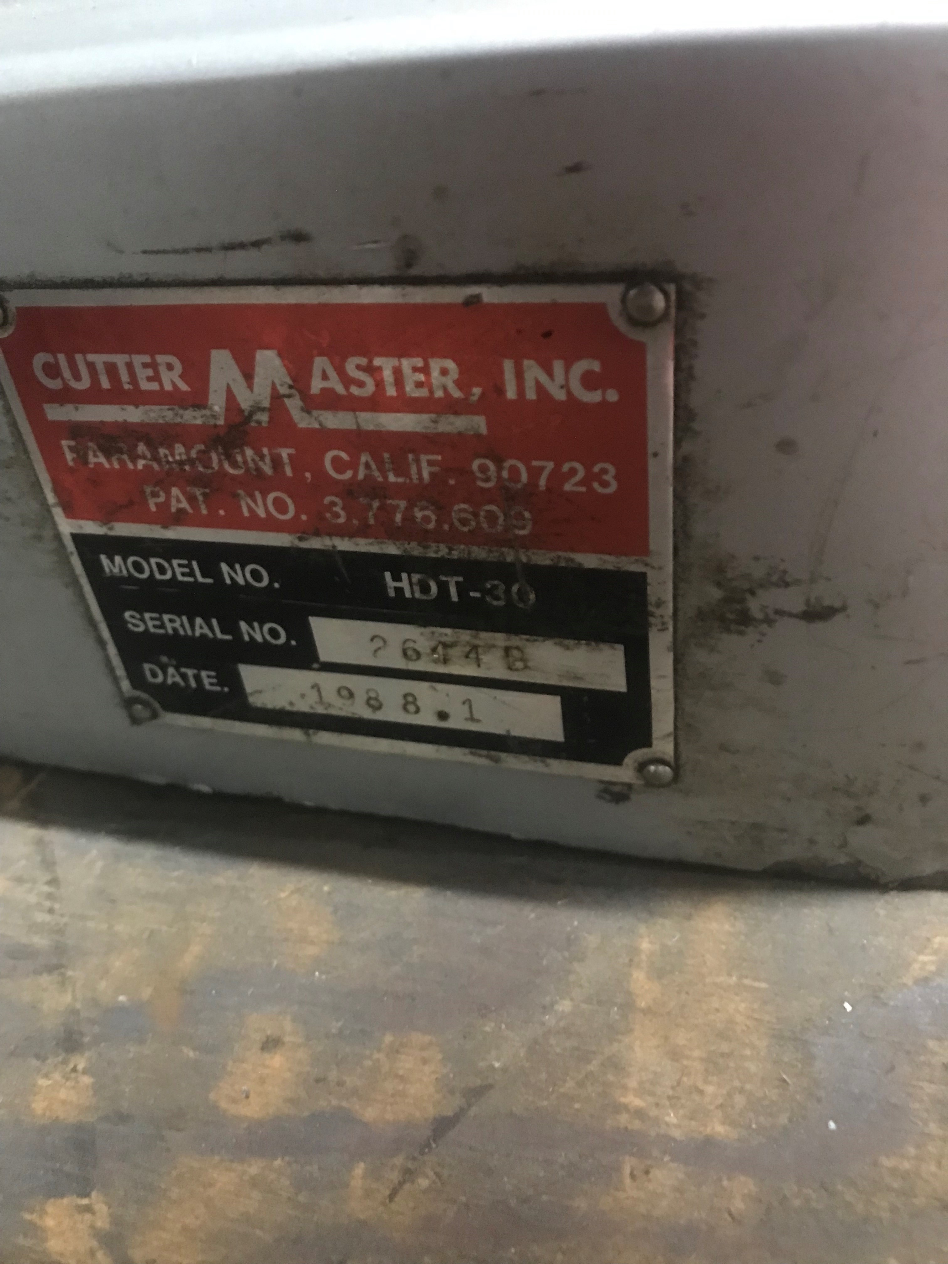 Used Sold CUTTERMASTER HDT30 BENCH TOOL & CUTTER GRINDER 5" 6290 2 at Wheeler Machine...