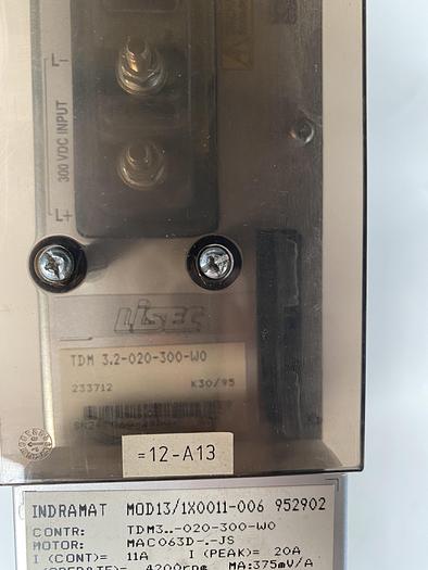 Used Indramat  TDM 3.2-020-300 (1)