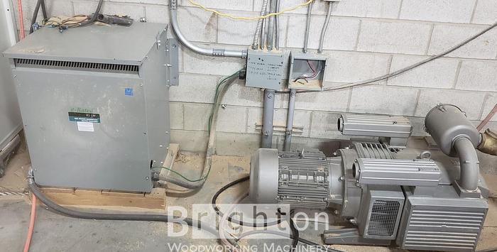 Used 2007 SCM Used CNC, Model is "Record 210 AL" 4 Axis CNC, 5' x 12' table