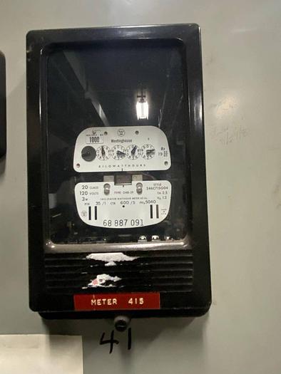 Used SIEMENS-ALLIS 6-PANEL SUBPANEL 4160V SWITCHGEAR