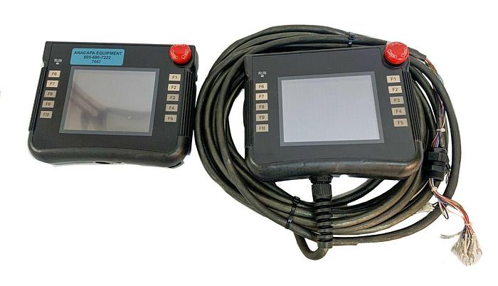 Used Omron NSH5-SQR10B-V2 Interactive Display Handheld Terminal Lot of 2 (7667) W