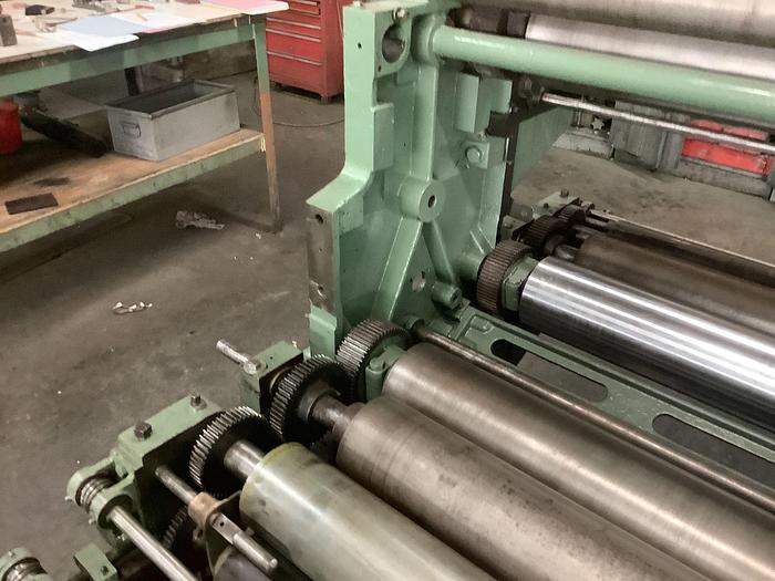 Used 31" W&H ALINA X 3 COLOR PRINTER FLEXOGRAPHIC PRINTING PRESS - PENDING