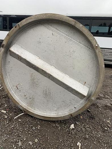 Used Bendel approximately 2500 gallon 316L SS Vertical tank