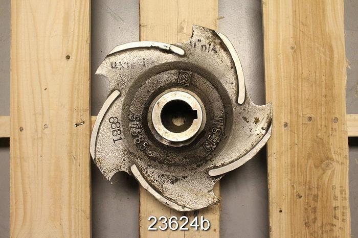 Used Goulds 3175 Impeller, 4-Vanes, 11" Diameter, 4X10X14 #23624