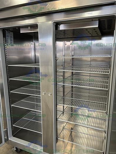 Used McCall  1-1045C Double Door Stainless Steel Refrigerator 49 Cu, Ft., 115V