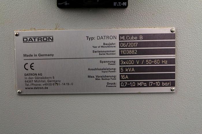 Used 2017 Datron ML CUBE B