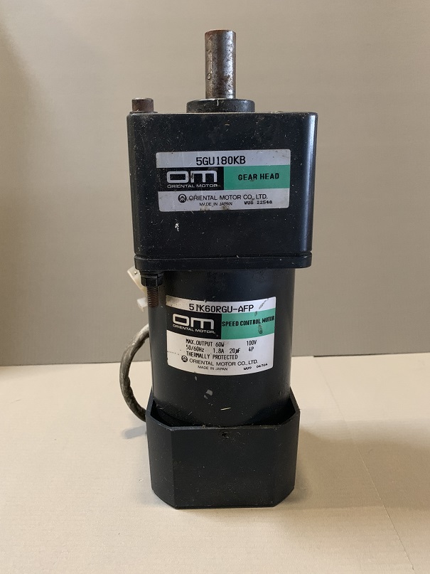 Used Oriental Motor Speed Motor Control 5IK60RGU w/ Gear Head 5GU180KB