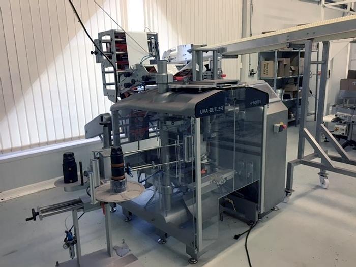 Used UVA-BUTLER BAGGING MACHINE, vertical form fill seal