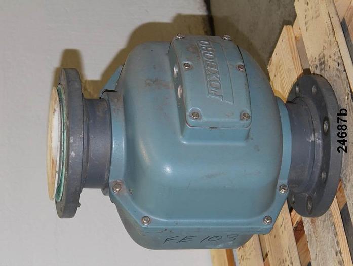 Used Foxboro 8306-5ABA-TSJ-GFG2 8300 Series Magnetic Flow Tube, 316Ss Electrodes, Teflon Lined With Ia Series Transmitter, Model Imt20-Pa15Gz-T #24687
