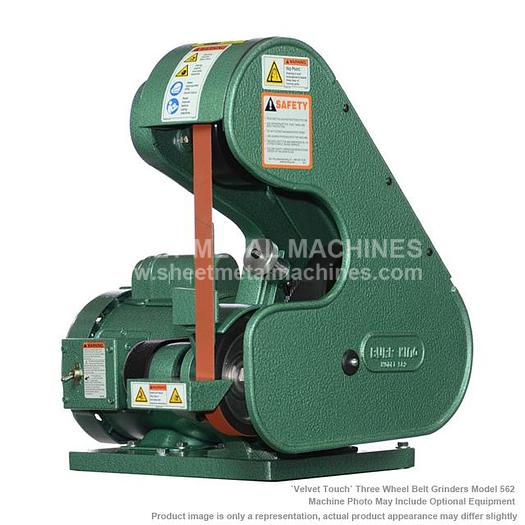 BURR KING 3-Wheel Belt Grinder MODEL 562