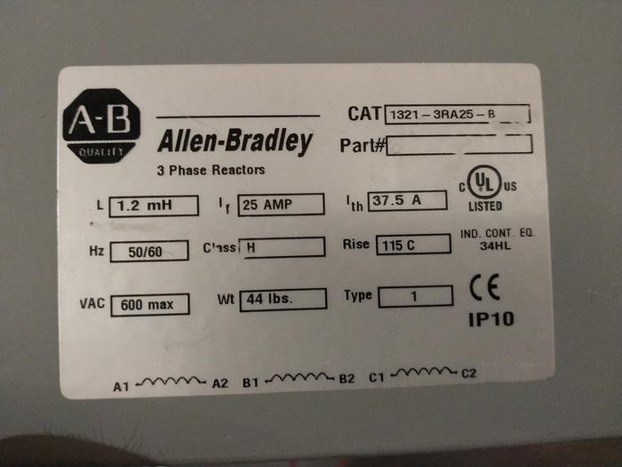 Used Allen-Bradley 1321-3RA25-B