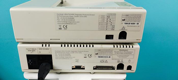 Gebraucht Huntleigh Sonicaid TEAM Care DUO Antepartum CTG Kardiotokografie auf Wagen