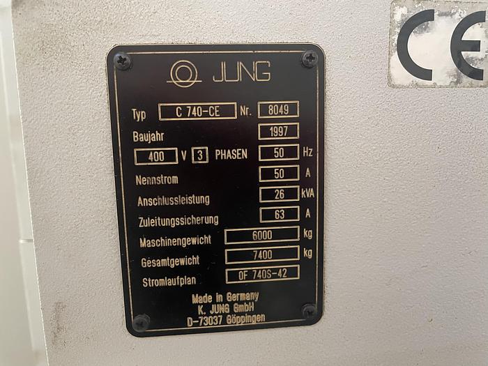 Gebruikt Jung CNC vlakslijper C-740