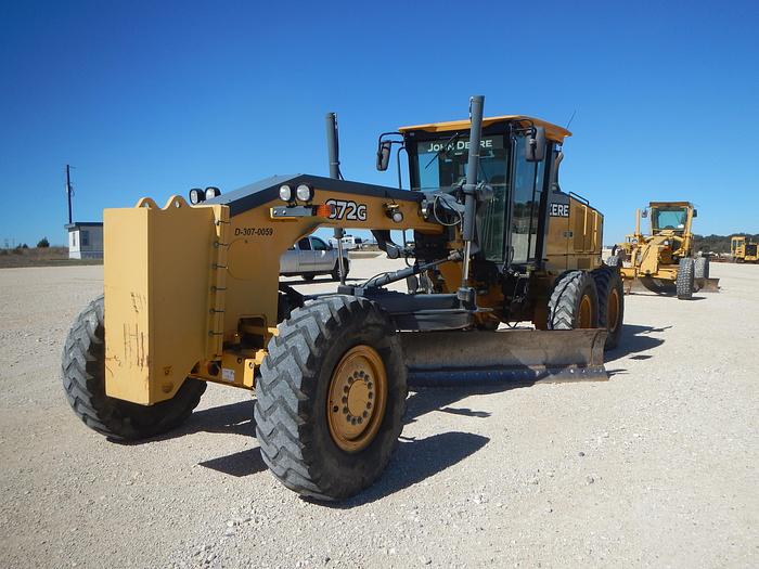 Used 2011 John Deere 672G 6wd Motor Grader