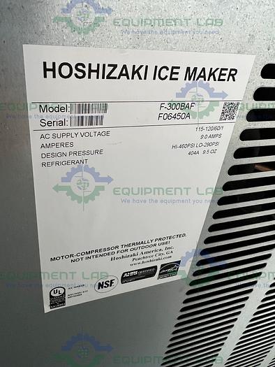 Used Hoshizaki  F-300BAF Air-Cooled Flake Ice Maker  w/ Built in Storage Bin
