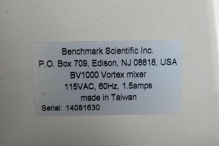 Used Benchmark Scientific BV1000 Bench Mixer Vortex Mixer 700358314803