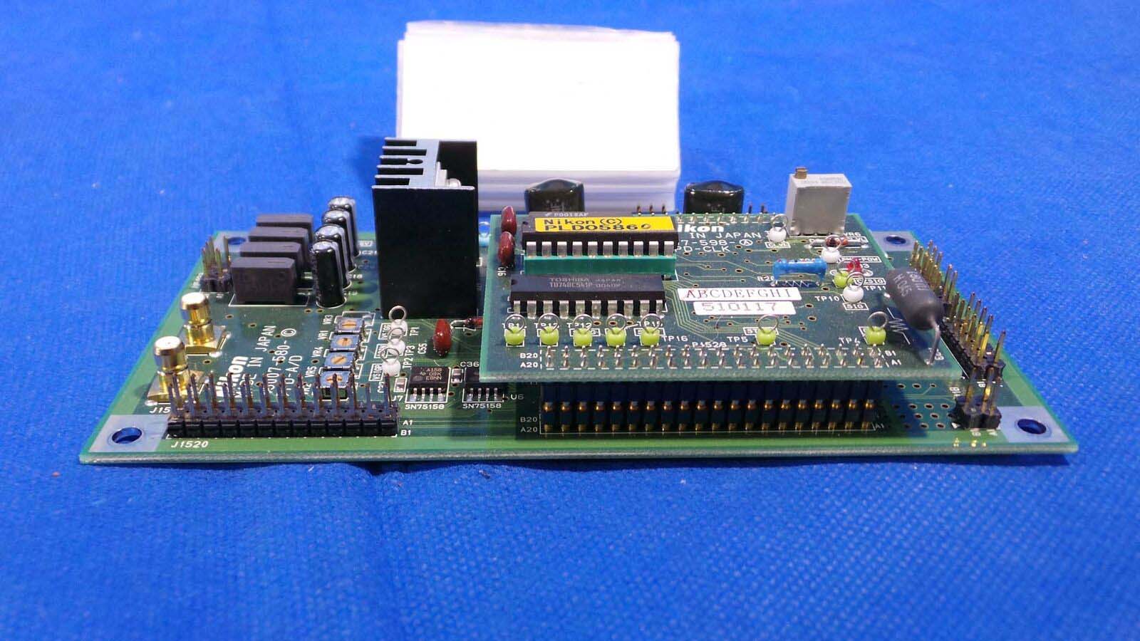 Used Nikon 4S007-580-C Board, 4S07-580-C PPD-A/D With Board 4S007-598-A / NSR-S204B Step-and-Repeat /