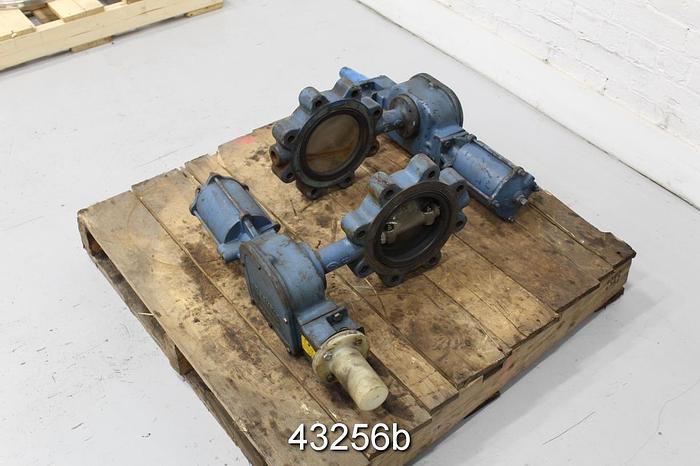 Used Dezurik 6" Air Operated Butterfly Valve #43256