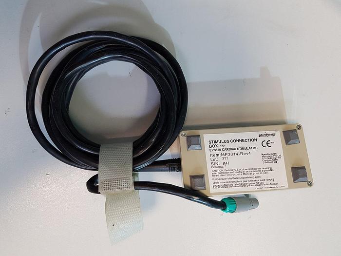 Used MicroPace NEC Flachmonitor mit Stimulus Anschlussbox und Stimulus Generator Einheit für EPS 320