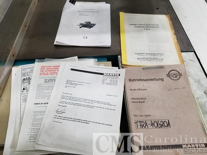Used 1999 Martin T72 Sliding Table Saw