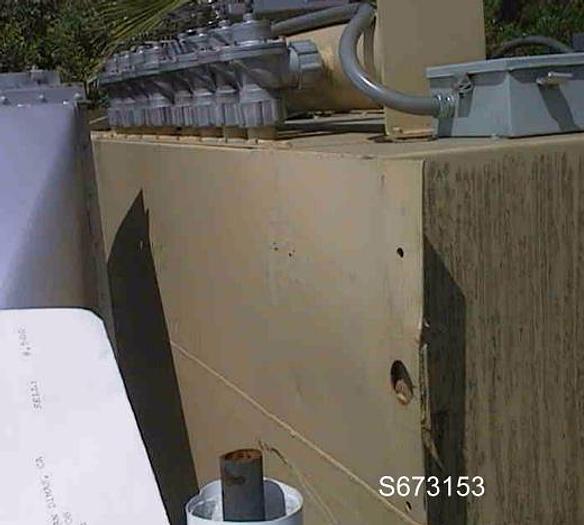 Used Dust Collector, Baghouse, 2,550 SF, Pulse Type, Am Air, #S673153