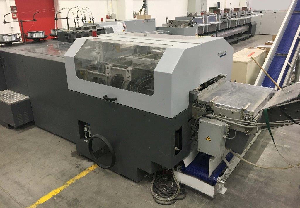 Used Heidelberg ST400 automatically adjustable saddle stitcher 2001