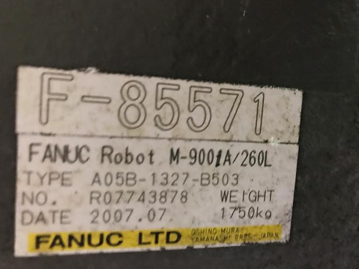 Used FANUC M900iA/260L 6 AXIS CNC ROBOT WITH R30iA CONTROLLER