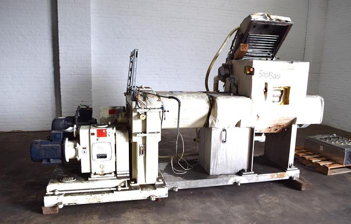 Used 15 GALLON ROSS AMK CLASS V DOUBLE ARM MIXER EXTRUDER - S/S - JACKETED
