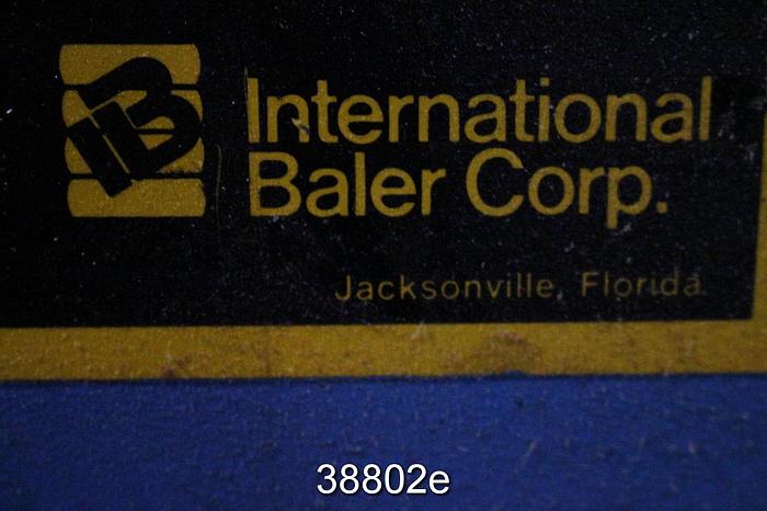 Used International Baler CD-30x30 Horizontal Baler, 30x28" Feed #38802