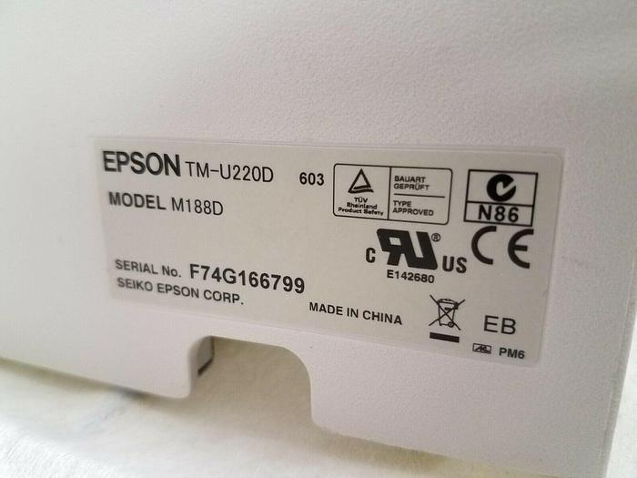 Used Epson Printer Model M188D .