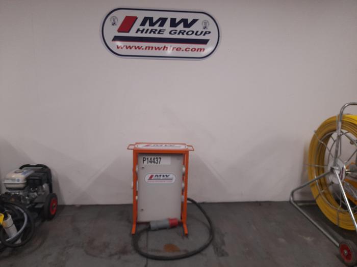 Used Site Distribution Boards 63A 3 Phase Input with 3 Phase 32A and 16A Sockets