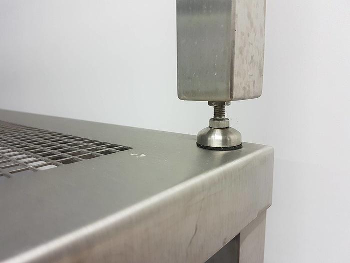 Used NNP Grated Stainless Steel Table