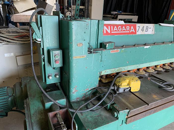 Used NIAGARA 48" X 1/4" MECHANICAL SHEAR