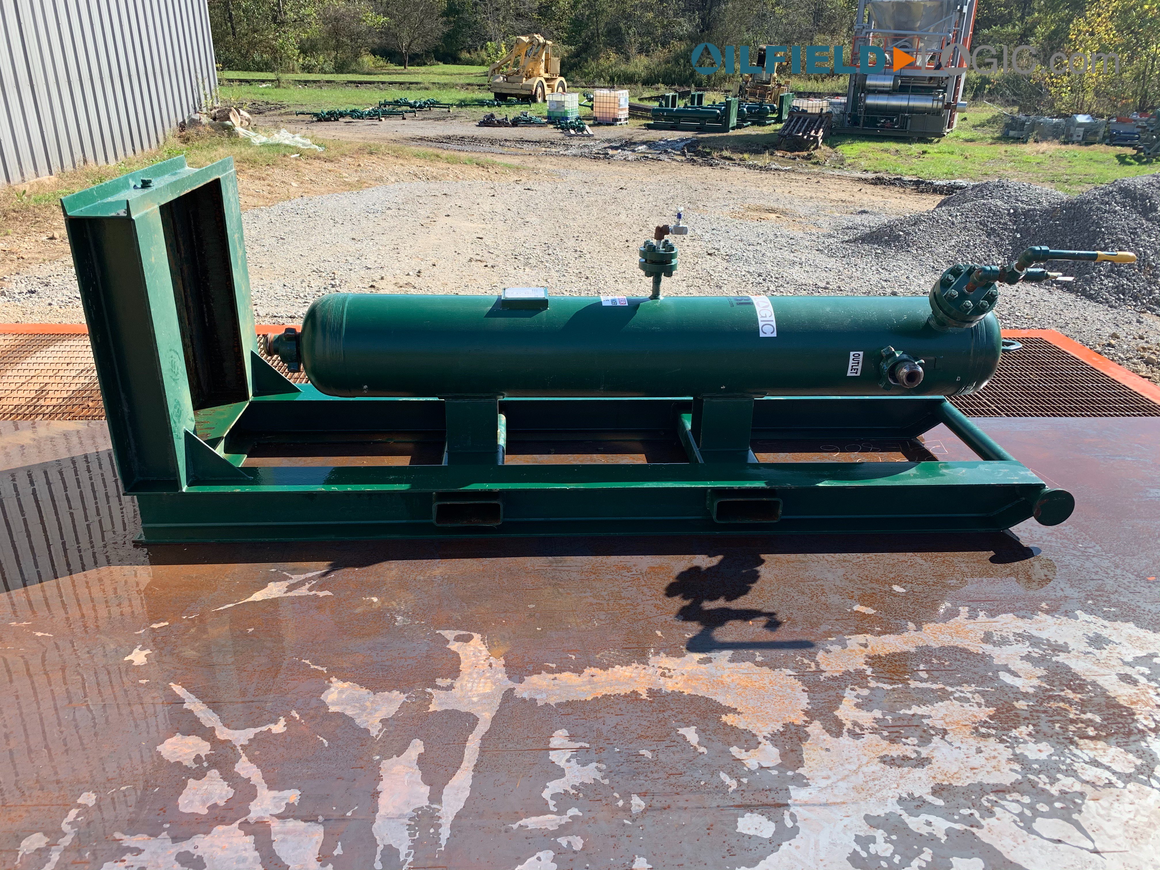 Used Sand Trap, Gravity, 16"x8', 3000#