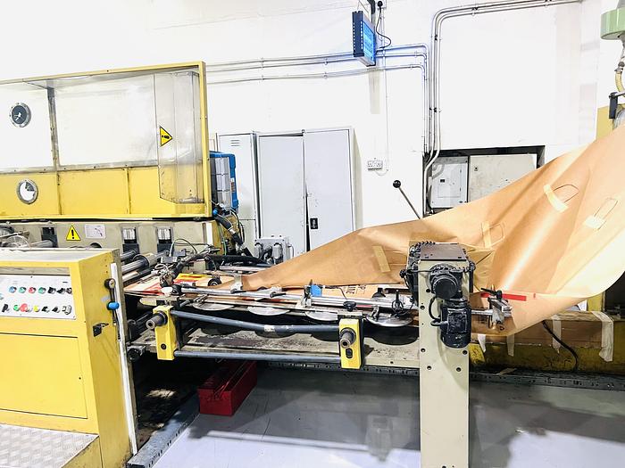 Used (visible in production) 2002 CURIONI SUN MASTER 540 - Paper bag making machine with twisted handles unit